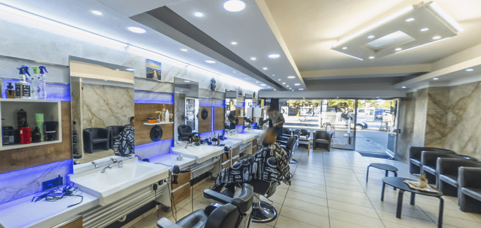 Innenansicht des Delbrin Friseur Barbershops in Bremen-Vegesack